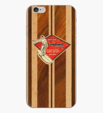 Waimea Hawaiian Faux Koa Holz Surfbrett iPhone-Hülle & Cover