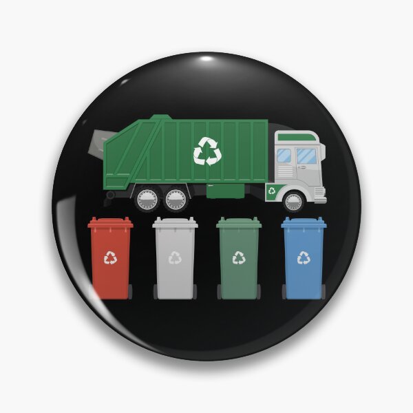 Item preview, Garbage Truck Recycle Bins Garbage Day Garbage Trucks Gear designed and sold by DynamicDesign.