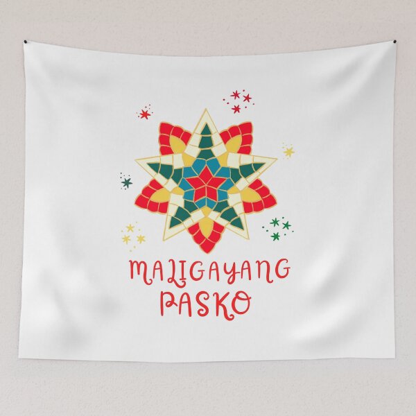 Item preview, Christmas T-shirt -  Maligayang Pasko Cute Parol Essential T-Shirt designed and sold by angelyara.