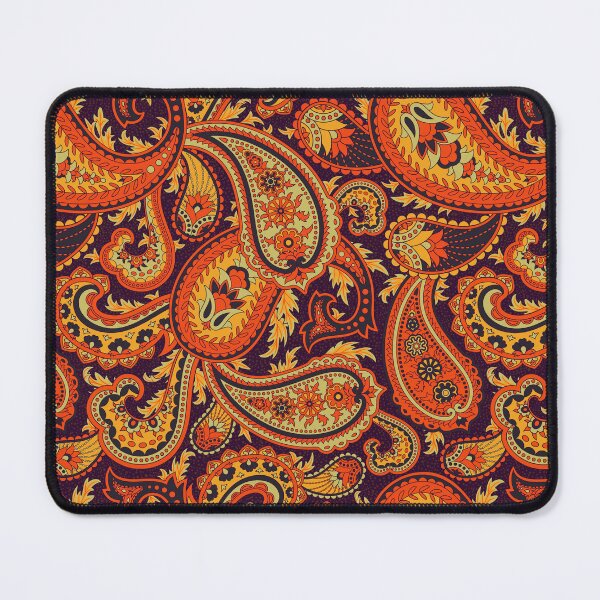 Item preview, Orange Bandana Design of Firebird, Orange Flames, and Floral Patterns designed and sold by OutshineAll.