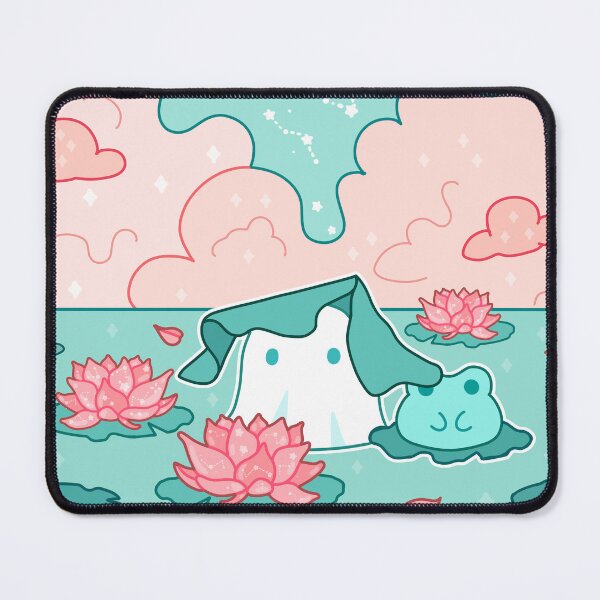 Item preview, A ghost and a frog in a pond designed and sold by Inkcapella.