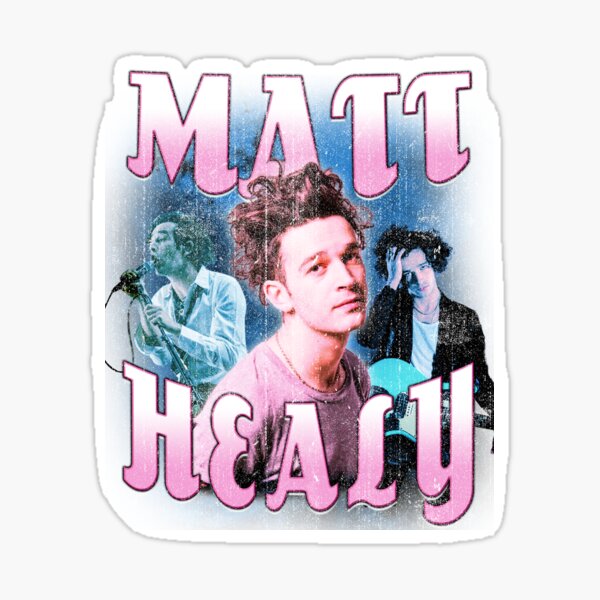 Matt Healy The 1975 Vintage Bootleg Sticker For Sale By Battabing