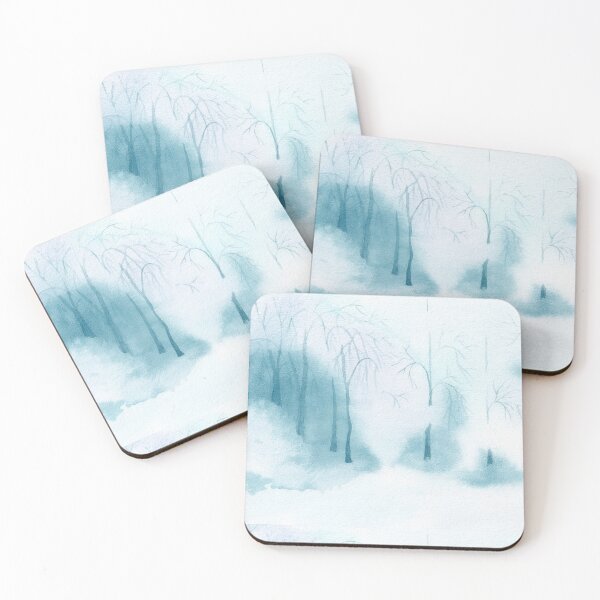 Item preview, Winter Landscape With Snowy Trees designed and sold by IrinaIkar.