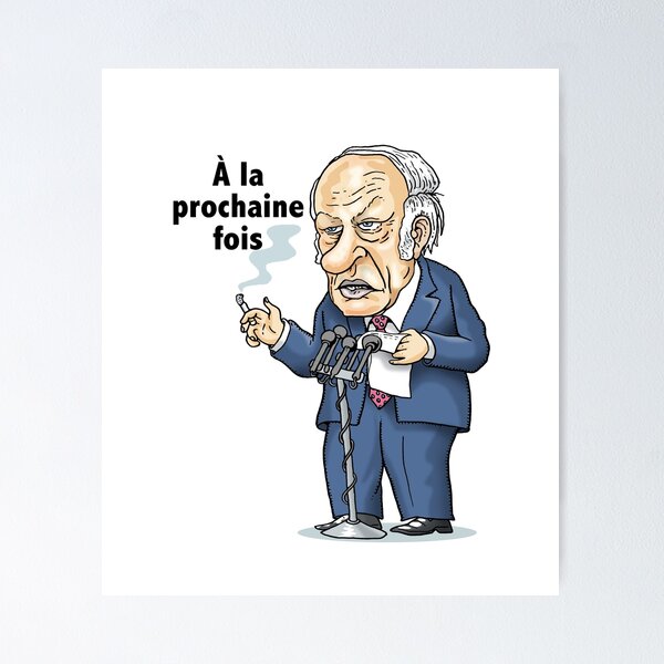 René Lévesque quote Il faut cesser de s'excuser d'être chez nous Quebec HD  HIGH QUALITY ONLINE STORE | Art Board Print