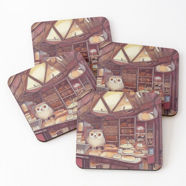 Item preview, Cozy Owl Cafe designed and sold by rudekitten.