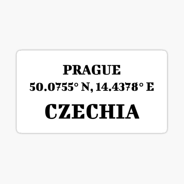 "Czechia Luxury GMT Clock Having Capital, Latitude And Longitude