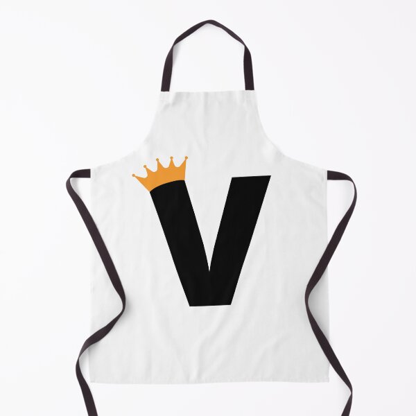 Item preview, Crowned Monogram Letter V designed and sold by Coffee Lifestyle.