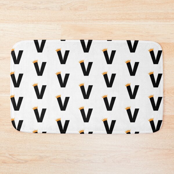Item preview, Crowned Monogram Letter V designed and sold by Coffee Lifestyle.