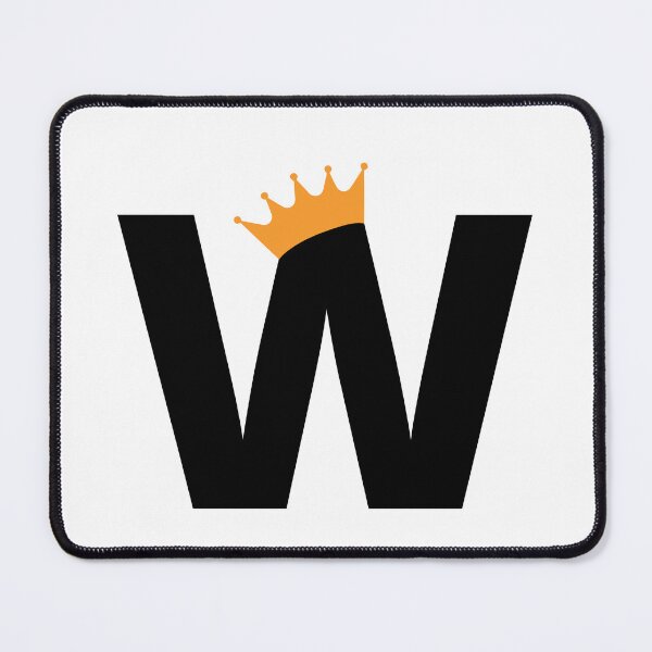 Item preview, Crowned Monogram Letter W designed and sold by Coffee Lifestyle.