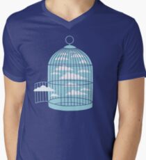 Free as a Bird Men's V-Neck T-Shirt