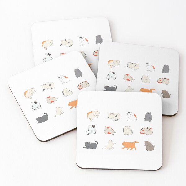 Item preview, set of cute cats designed and sold by wordspotrayal.