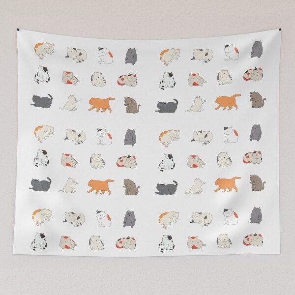 Item preview, set of cute cats designed and sold by wordspotrayal.