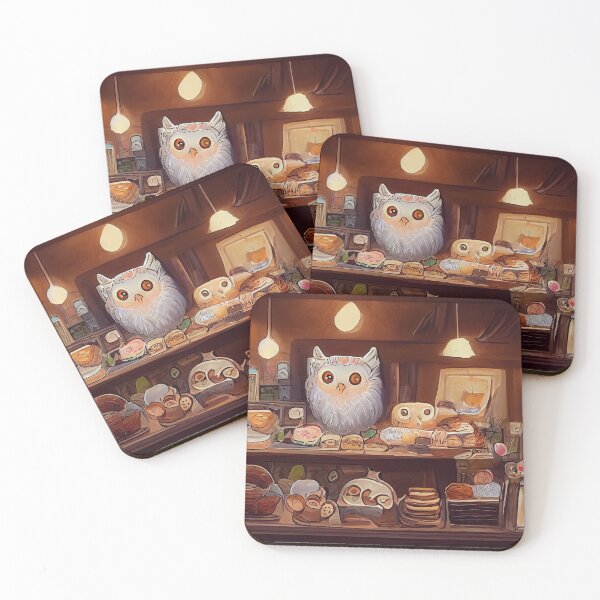 Item preview, Cozy Owl Cafe designed and sold by rudekitten.