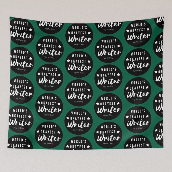 Item preview, World’s Okayest Writer designed and sold by MandyRosko.