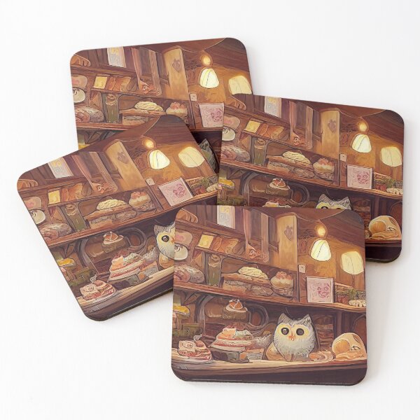 Item preview, Cozy Owl Cafe designed and sold by rudekitten.