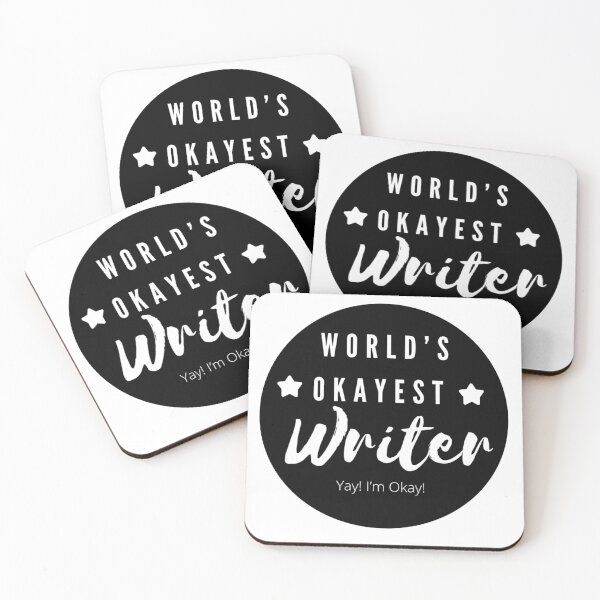 Item preview, World’s Okayest Writer designed and sold by MandyRosko.