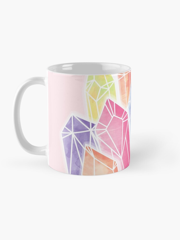 Alternate view of Crystals Pink Mug