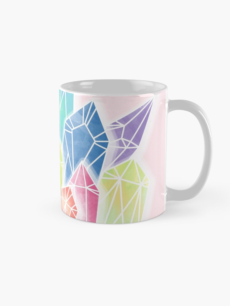Alternate view of Crystals Pink Mug