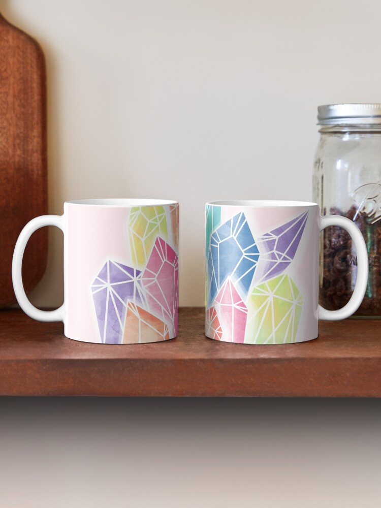 Alternate view of Crystals Pink Mug