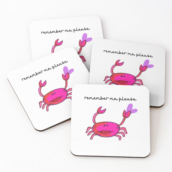 Item preview, REMEMBER ME PINK CRAB designed and sold by EllieMonroe.