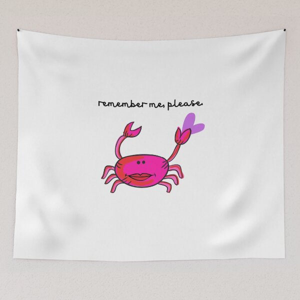 Item preview, REMEMBER ME PINK CRAB designed and sold by EllieMonroe.