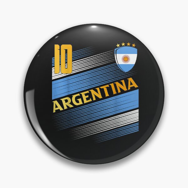 Artikelvorschau, Argentina Soccer Argentinian Flag Football Retro 10 Jersey T-Shirt entworfen und verkauft von Bobby-Bancel.
