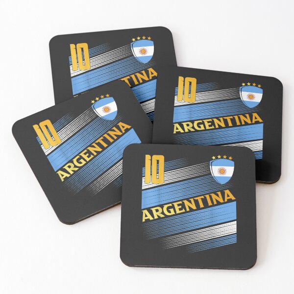 Artikelvorschau, Argentina Soccer Argentinian Flag Football Retro 10 Jersey T-Shirt entworfen und verkauft von Bobby-Bancel.