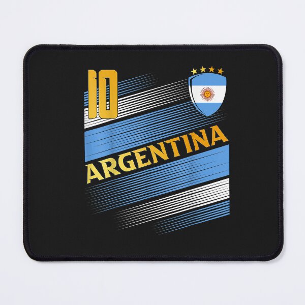 Item preview, Argentina Soccer Argentinian Flag Football Retro 10 Jersey T-Shirt designed and sold by Bobby-Bancel.