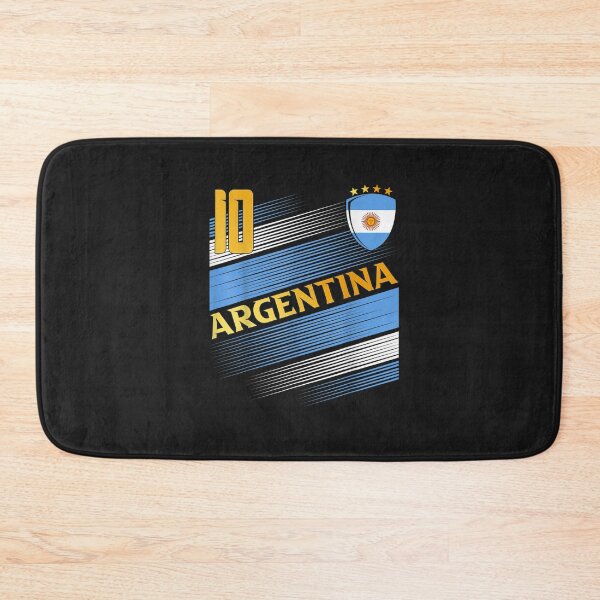 Artikelvorschau, Argentina Soccer Argentinian Flag Football Retro 10 Jersey T-Shirt entworfen und verkauft von Bobby-Bancel.