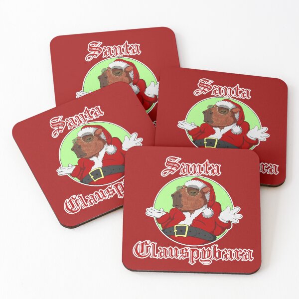 Item preview, Santa Clauspybara | Christmas Capybara designed and sold by LicencaPoetica.