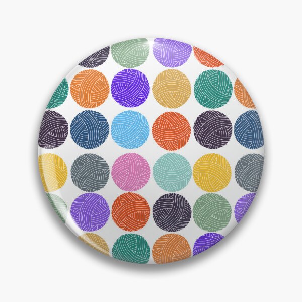 Item preview, Colorful yarn balls pattern designed and sold by LaBelleMaison.