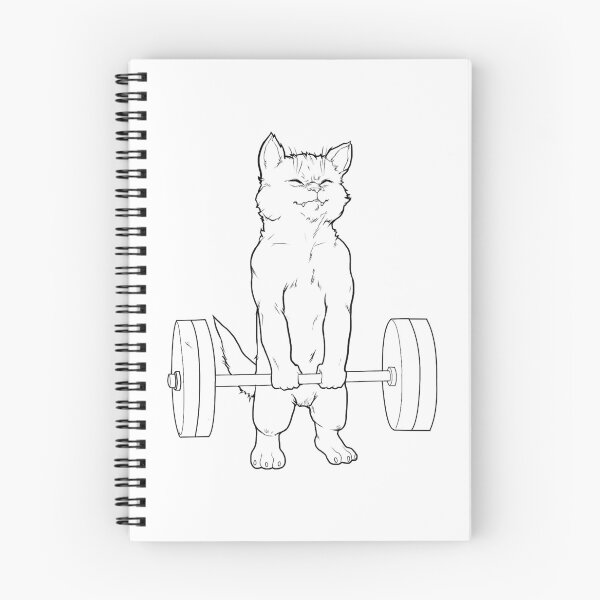 Item preview, Cat Deadlift Powerlifting designed and sold by GeorgiHeyward.