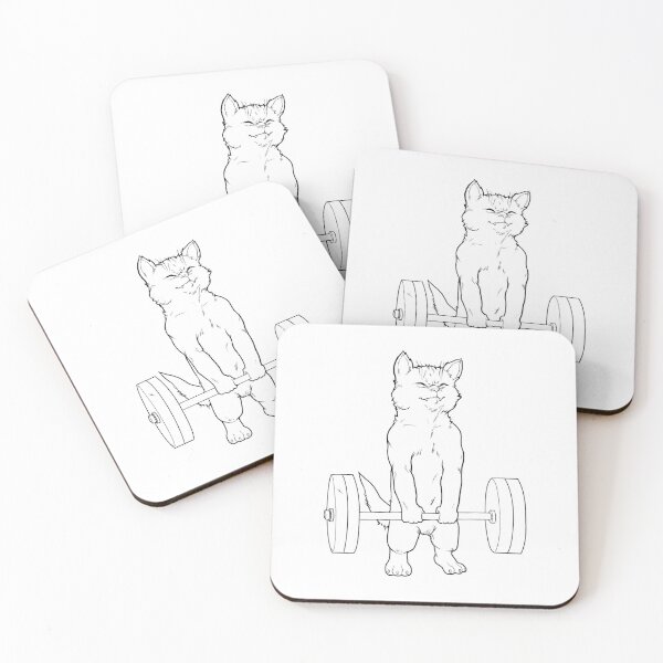 Item preview, Cat Deadlift Powerlifting designed and sold by GeorgiHeyward.