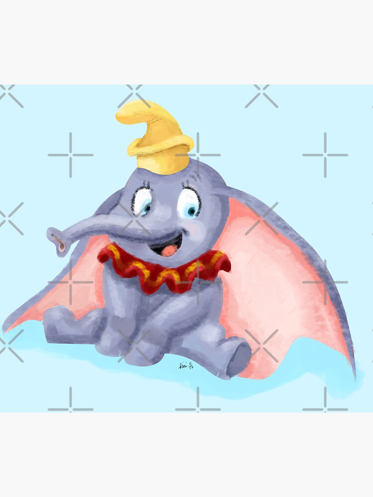 "Dumbo" Sticker by DroidMonkey Redbubble