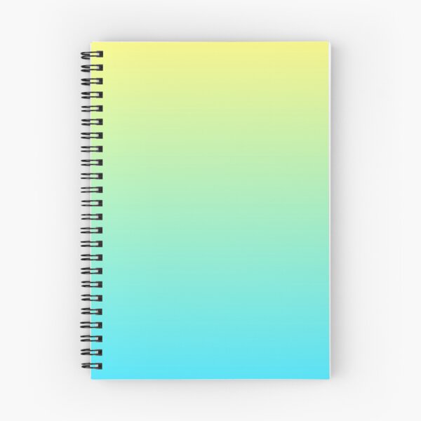 Item preview, Cool Aesthetic Bright Yellow & Contemporary Teal Beachy Blue Gradient designed and sold by Kodexstore.