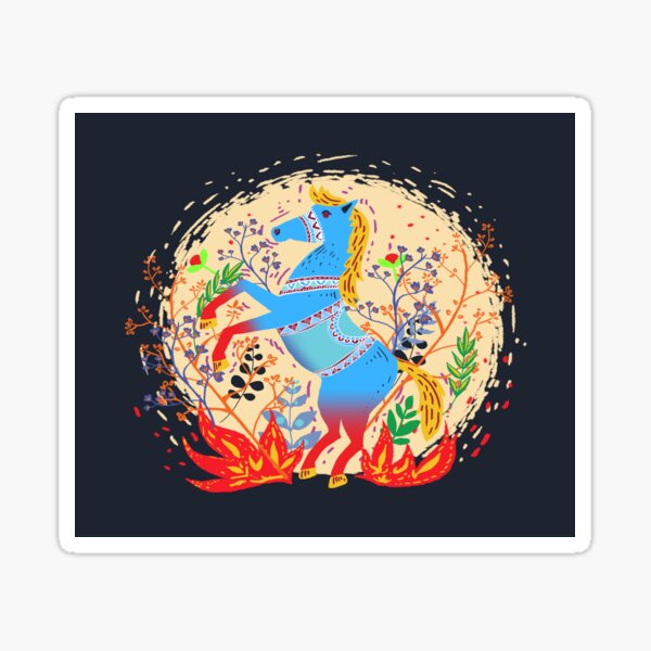 Aperçu de l'œuvre Horse on fire  créée et vendue par craftipixel.