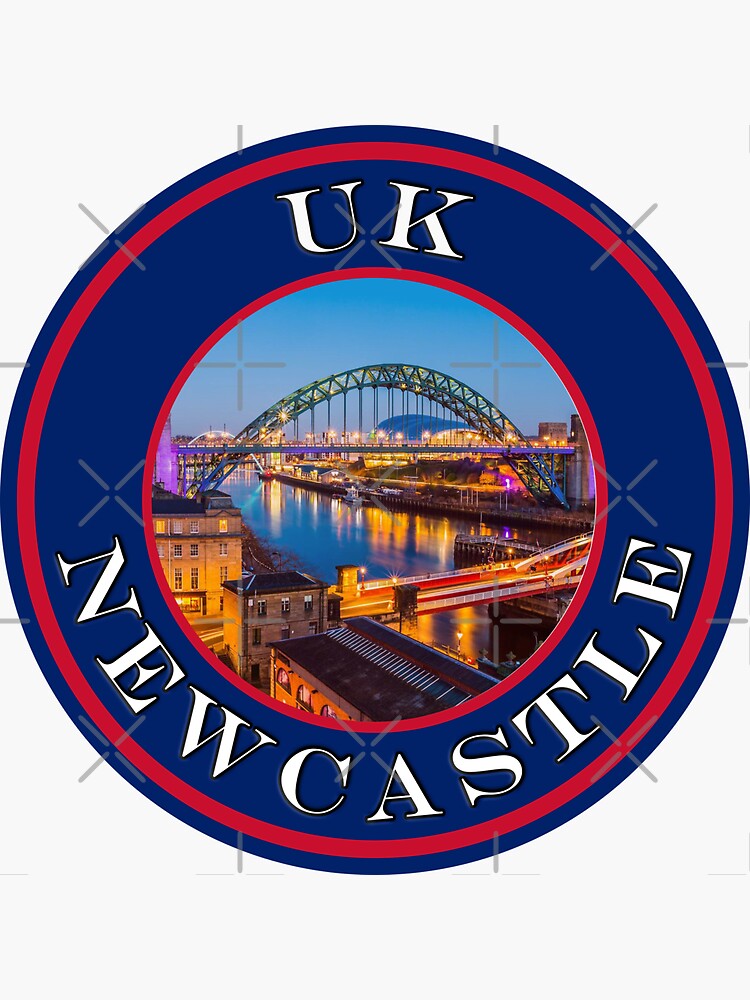 "United Kingdom Newcastle Arch Bridge Passport Stamps Collection