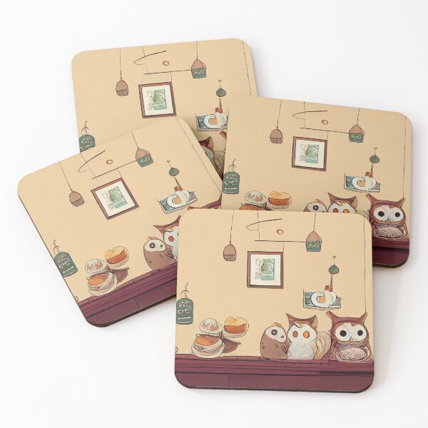 Item preview, Cozy Owl Cafe designed and sold by rudekitten.