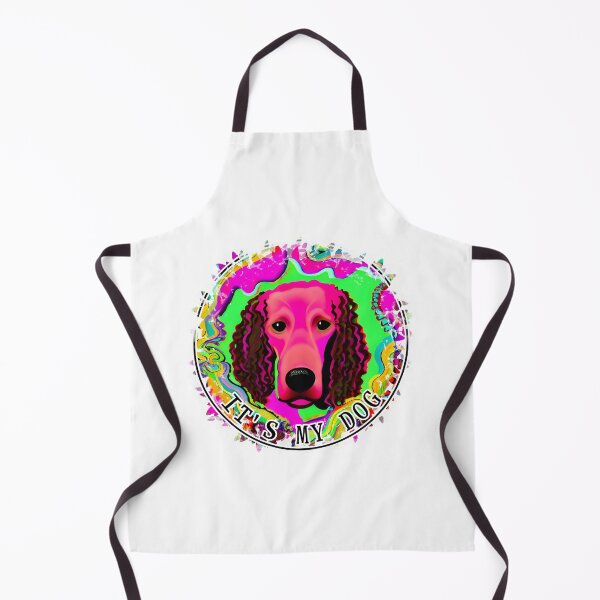 Item preview, Bailcloth, Curly-coated Retriever dog, It's my dog designed and sold by Digisabella.