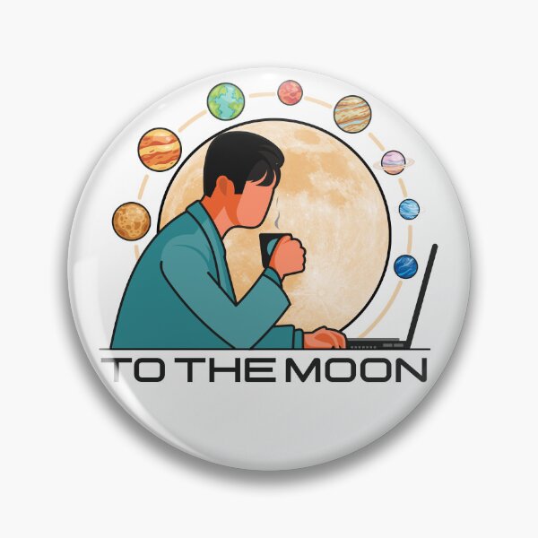 Item preview, To the moon designed and sold by Code  Monkeys.