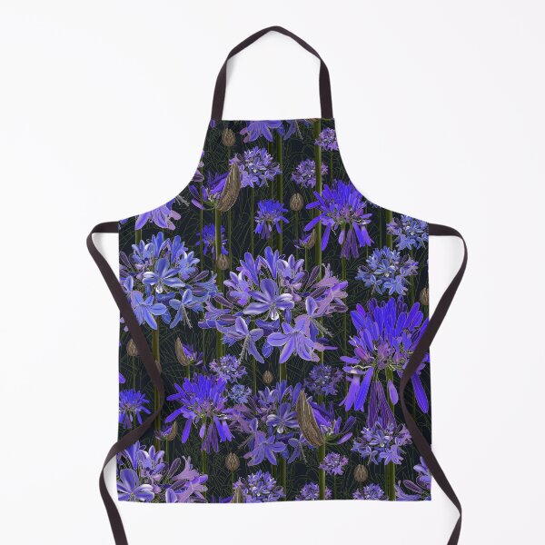 Item preview, Agapanthus in royal purples. Richness of flora designed and sold by Wildwagner.
