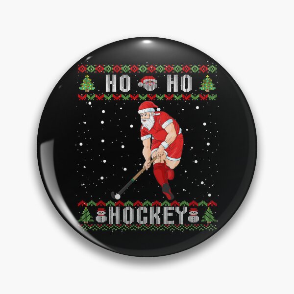 Item preview, Field Hockey Ugly Christmas Santa Claus designed and sold by Bihon.