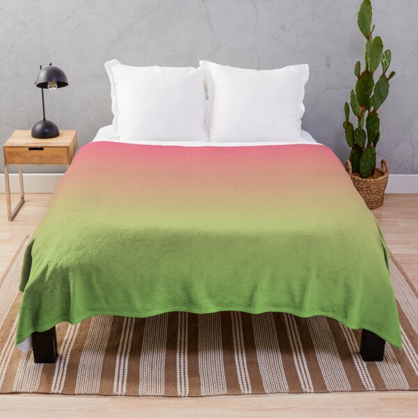 Item preview, Modern Contemporary Neon Green & Lovely Soft Rose Pink Gradient designed and sold by Kodexstore.