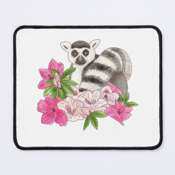 Item preview, Ring-tailed lemur and Azalea designed and sold by YuNikDraw.