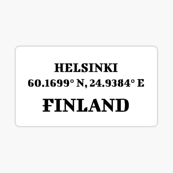  Finland Luxury GMT Clock Having Capital Latitude And Longitude 