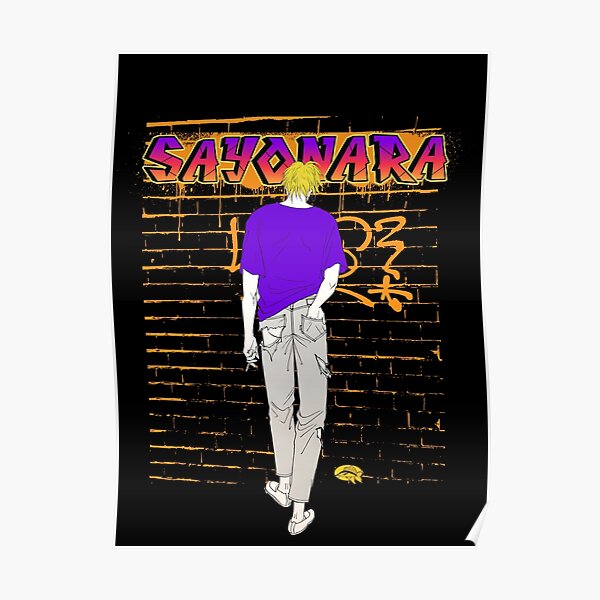 "Ash banana fish sayonara bl anime" Poster for Sale by RecStore Redbubble