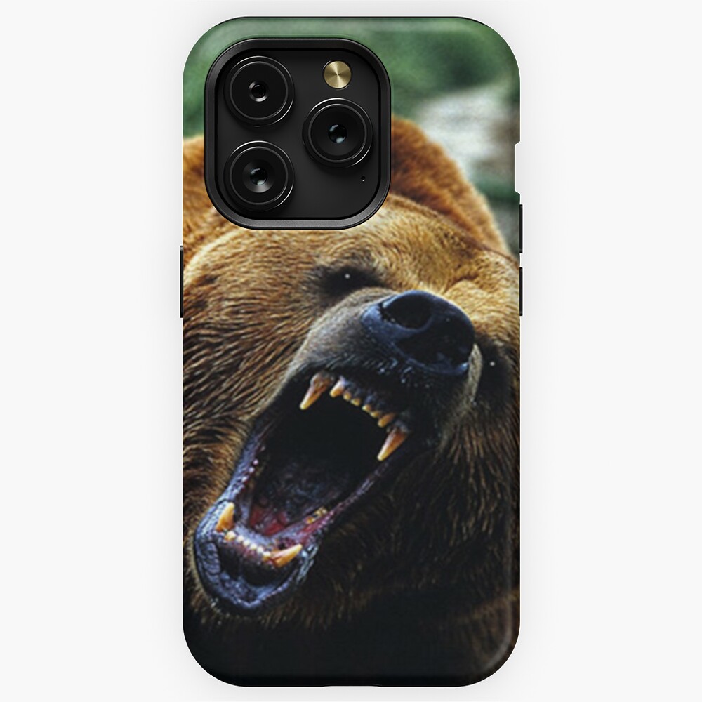 Menacing Grizzly Sticker for Sale by Sisbam