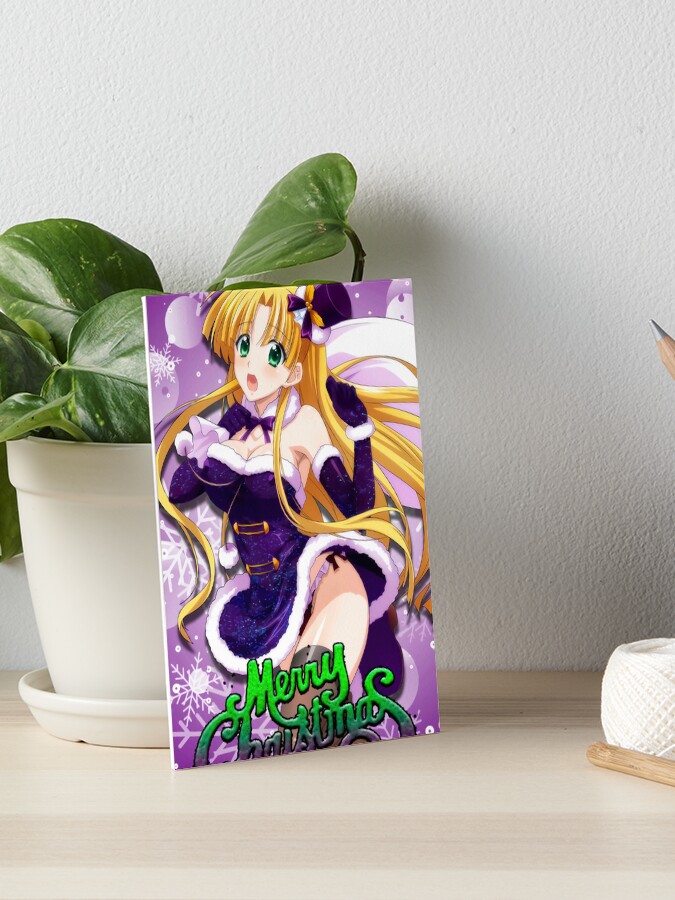 Akeno Himejima High School DxD Anime Girl Drawing Fanart Greeting Card for  Sale by Spacefoxart