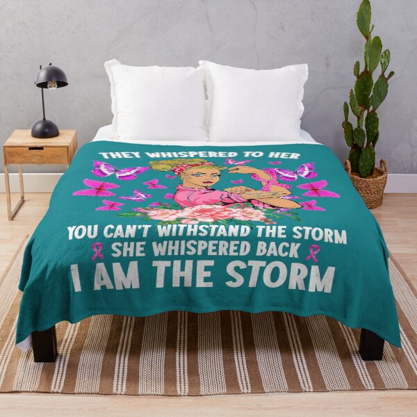 Item preview, Breast Cancer Im The Storm Strong Women Breast Cancer Warrior Pink Ribbon 77 Warrior designed and sold by Danikomlee.