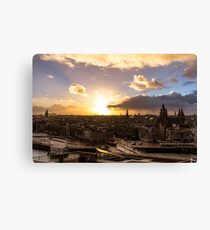 After the rain - Amsterdam Sunset Canvas Print